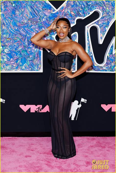 Megan Thee Stallion Stuns In See-Through Black Dress on the MTV VMAs 2023 Red Carpet: Photo ...