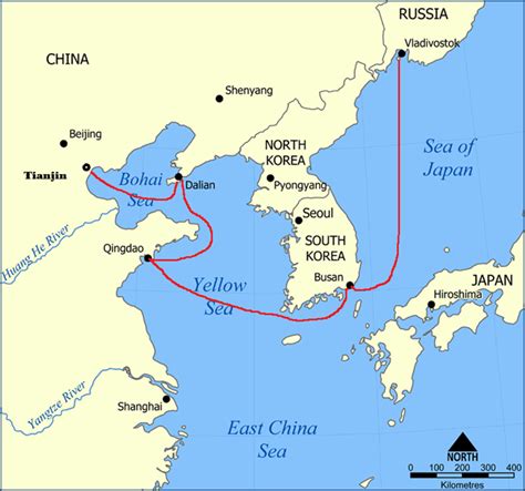 Port Of Xingang China Map