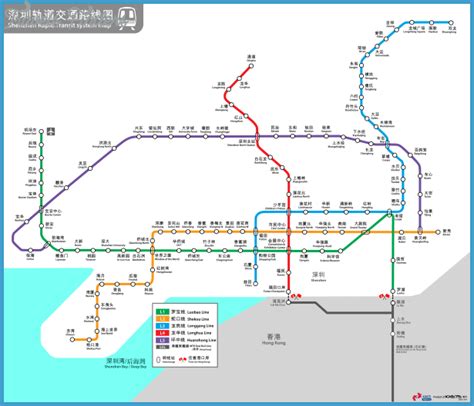 MTR MAP SHENZHEN CHINA - TravelsFinders.Com