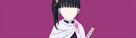 5120x1440 Resolution Kanao Tsuyuri Minimal Demon Slayer 5120x1440 Resolution Wallpaper ...