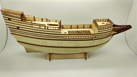 NIDALE Model Scale 1/96 Classic wooden ship model kit the May flower 1620 wooden sail boat SC ...