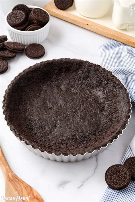 Easy Oreo Pie Crust Recipe - SugarHero