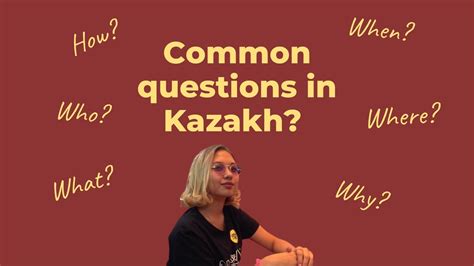 KAZAKH LANGUAGE | COMMON QUESTIONS | LESSON - 8 | Easy learning ...