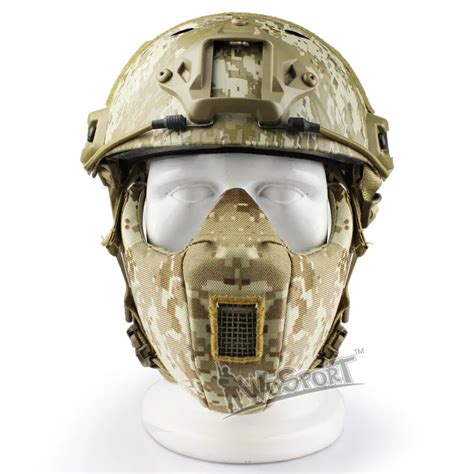 2018 New Sinairsoft Military Tactical Face Mask V5 Modular 1000D ...