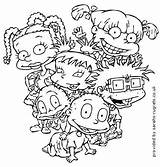 Free Coloring Pages Rugrats sketch template