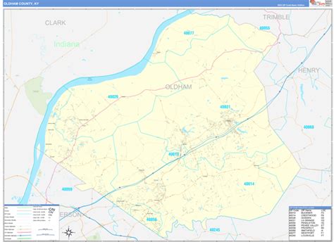 Map Of Oldham County Ky - Western Europe Map