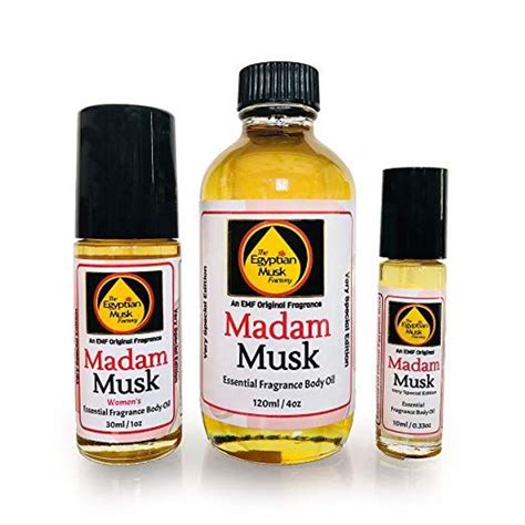 Madam Musk - Essential Oil Infused Egyptian Musk Oil, Choose from 0.33 ...