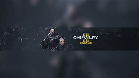 Free Chivalry 2 YouTube Banner Template | 5ergiveaways