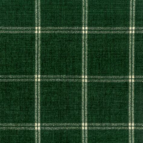 Dark Green Plaid Upholstery Fabric for Furniture Hunter - Etsy