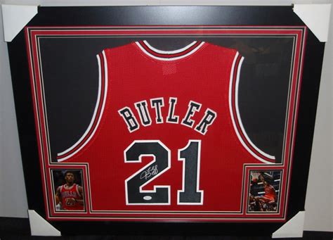 Jimmy Butler Signed Bulls 27x33 Custom Framed Jersey (JSA COA ...