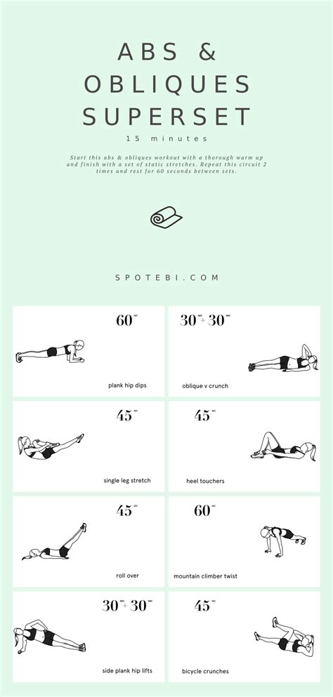 15-Minute Abs & Obliques Superset