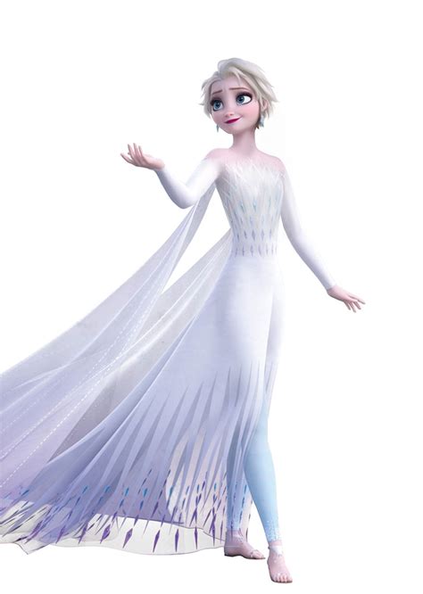 Frozen 2 short-haired Elsa in white dress - YouLoveIt.com