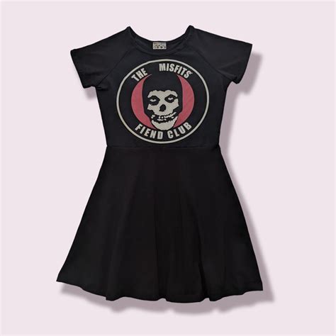 Misfits Skater Dress Band Merch Punk Clothing Horror Band - Etsy