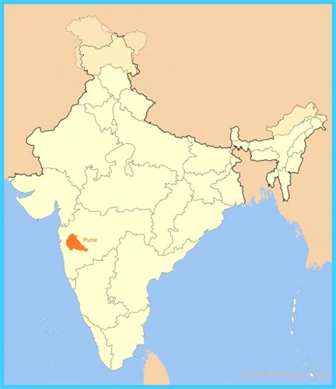 Where is Pune India? - Pune India Map - Map of Pune India - TravelsMaps ...