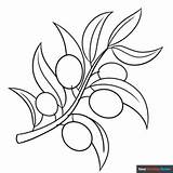 Olive Coloring Page sketch template