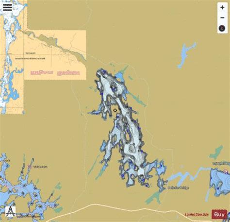 Sturgeon Lake Fishing Map | Island Maps