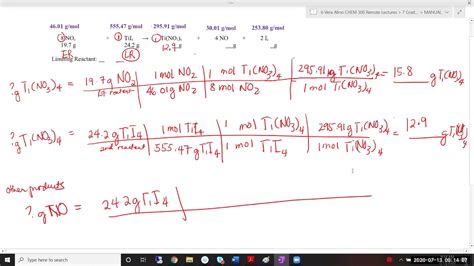 Calculating using mole to mole ratio - YouTube