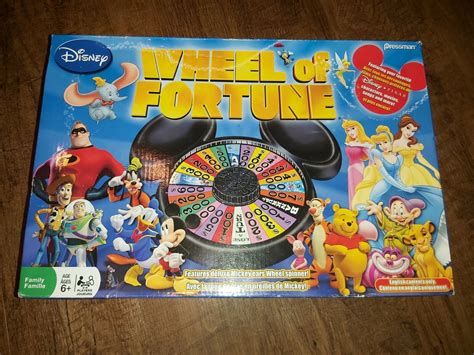 Disney Wheel Of Fortune Board Game