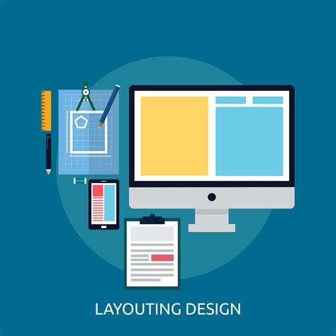 Layouting illustration Conceptual Design 474298 Vector Art at Vecteezy