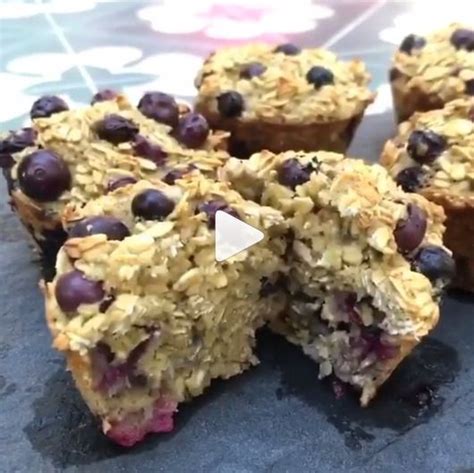 Joe Wicks Blueberry oat breakfast muffins | Blueberry oat, Joe wicks recipes, Healthy sweet treats