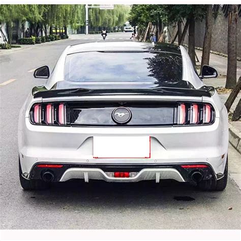 Fit For Ford Mustang Rear Spoiler 2015 2016 2017 2Door Mustang Black ...