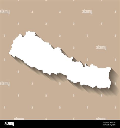 Map Nepal Region Outline Silhouette Vector Stock Vect - vrogue.co