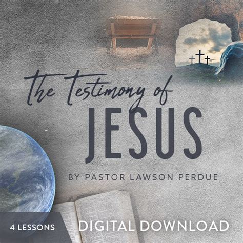 The Testimony of Jesus Digital Download - Pastor Lawson Perdue