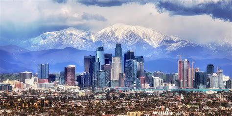 Los Angeles Snow Capped 1 Photograph by Peter Alessandria | Fine Art America