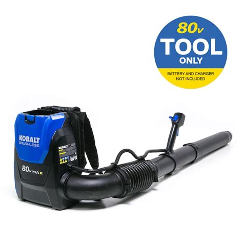 Kobalt 80-Volt Max Lithium Ion Brushless Cordless Electric Leaf Blower (Bare Tool Only) at Lowes.com