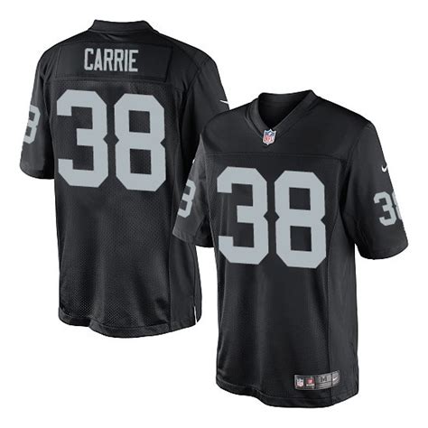 Nike Youth Elite Black Home Jersey Oakland Raiders T.J. Carrie 38