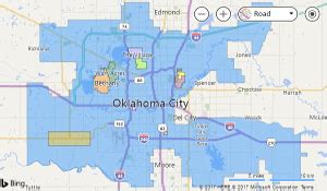 Map Of Oklahoma City Limits - China Map Tourist Destinations