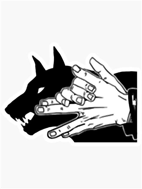 "Divine Dogs JJK Jujutsu Kaisen fan art Classic" Sticker by CuongDix | Redbubble