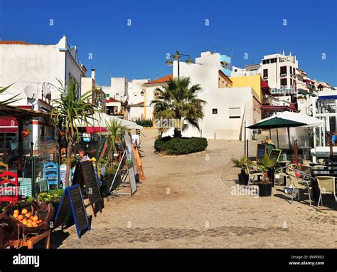 The small village and backstreets of Alvor, Algarve, Portugal Stock Photo - Alamy