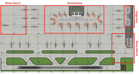 Airport Diorama Designs - 1:500 Single Runway #1 | Airport Diorama Designs