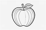 Premium AI Image  apple fruit coloring Page For kids sketch template