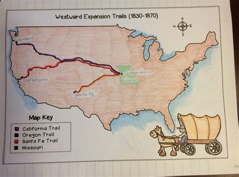 Westward Expansion Map Worksheet ~ Verso Blog