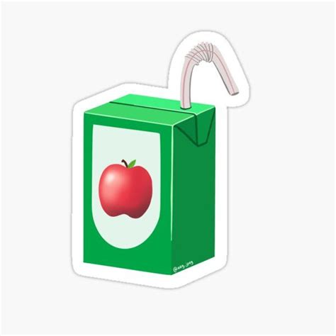 Juice Stickers for Sale | Apple juice, Juice boxes, Box emoji