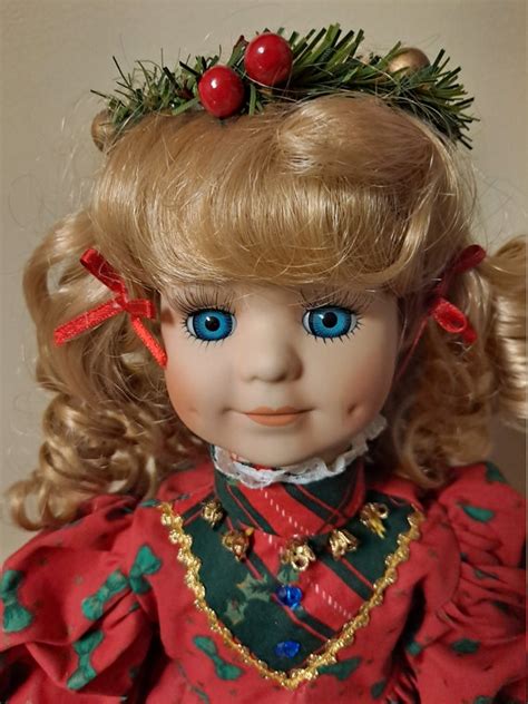 Collectors dream animated porcelain christmas doll | Etsy