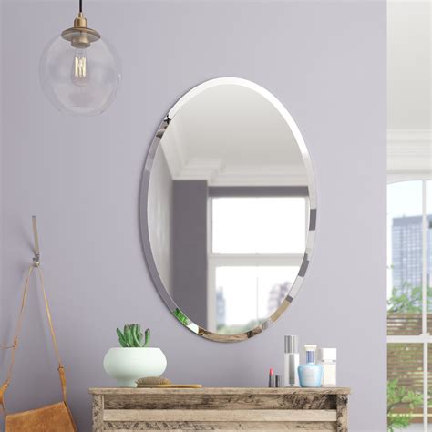 20 Collection of Thornbury Oval Bevel Frameless Wall Mirrors | Mirror Ideas