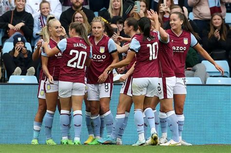 Aston Villa's women's team 'dreading' playing in 'clingy' kit which soaks through when wet ...