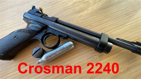 Crosman 2240 Pellet Air Pistol 22 cal - YouTube