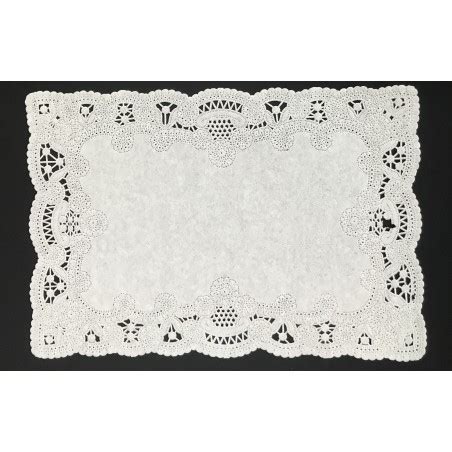 White Rectangle Paper Doilies