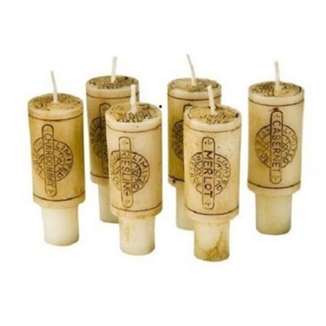 Wine Cork Candles Gift Set of 6 - CA1168ZDD9D