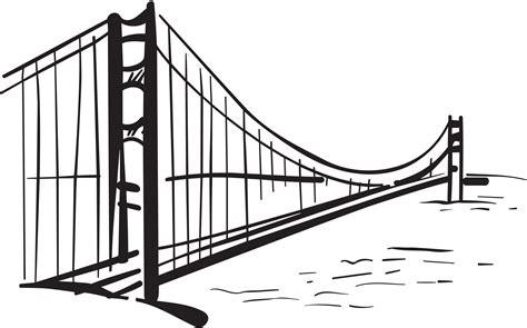 golden gate bridge drawing clipart 10 free Cliparts | Download images on Clipground 2024