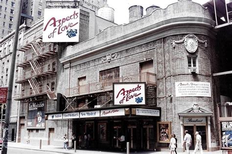 Broadway marquee Aspects of Love Broadhurst Theatre Broadway Theatre, Broadway Shows, New York ...