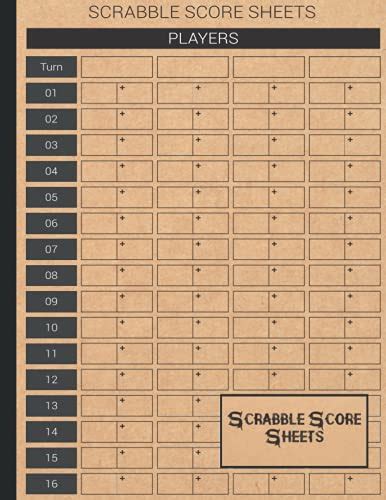 Scrabble Score Sheets: 110 Score Keeping for Scrabble Lovers by Sara Book Watilon | Goodreads