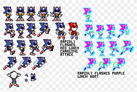 Sonic CD Sprite Sheet