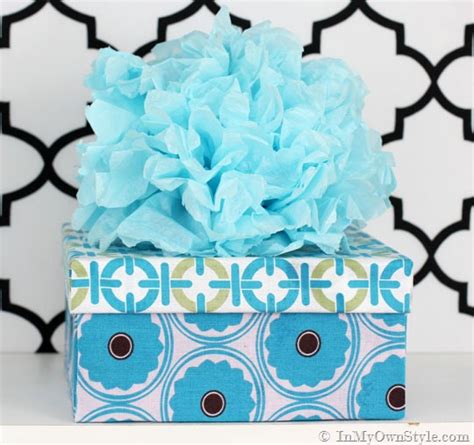 One Yard Décor: Fabric Covered Boxes - In My Own Style