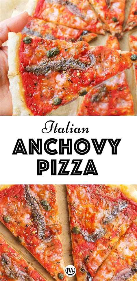 Anchovy Pizza {video recipe} - The clever meal