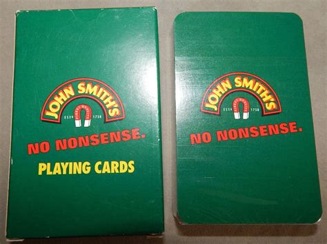 JOHN SMITHS BITTER NO NONSENSE ADVERTISING PLAYING CARD SET .SEALED PACK | eBay